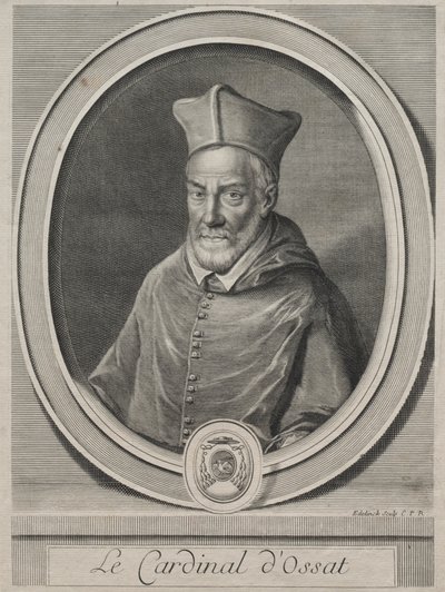 Kardinal Arnaud dOssat. af Gérard Edelinck