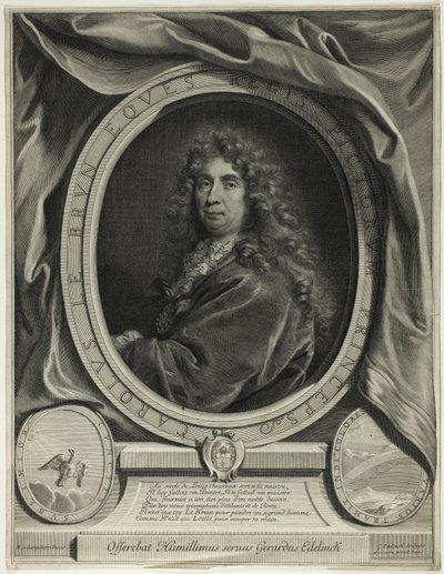 Charles den Brune af Gérard Edelinck