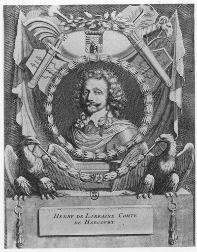 Henri de Lorraine, greve af Harcourt af Gérard Edelinck