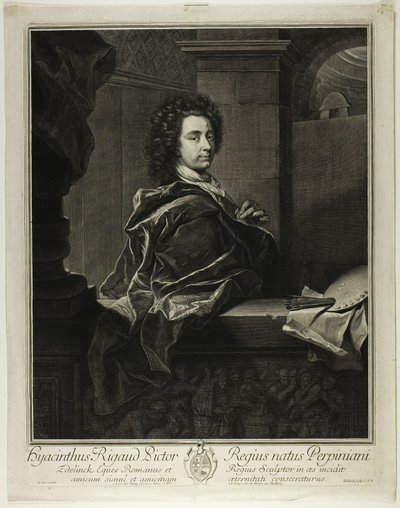 Hyacinthe Rigaud af Gérard Edelinck