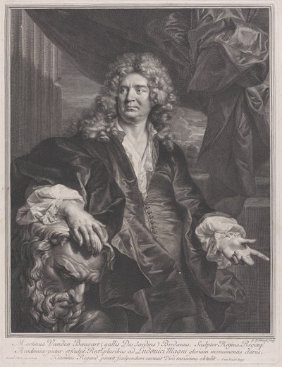 Martin Vanden Bogaert, kaldet Desjardins, 1698. af Gérard Edelinck