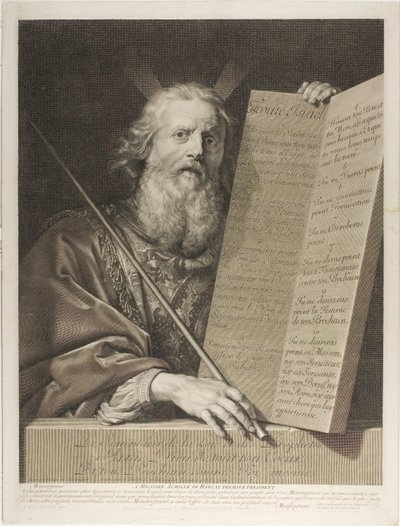 Moses af Gérard Edelinck