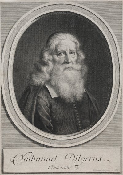 Nathanael Dilgerus, minister i Danzig af Gérard Edelinck