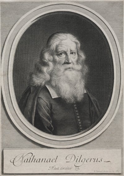 Nathanael Dilgerus, minister i Danzig, 1683. af Gérard Edelinck