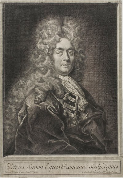 Pierre Simon, gravør af Gérard Edelinck