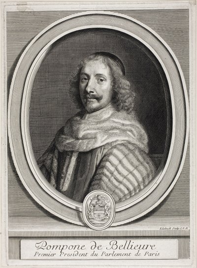 Pompon de Bellièvre af Gérard Edelinck