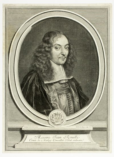 Sir Jean Rouille, greve af Meslay af Gérard Edelinck