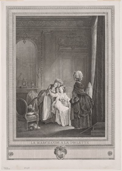 Handelskvinden i omklædningsrummet (La Marchande à la Toilette) af Gérard Vidal