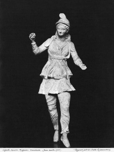 Attis danser, hellenistisk periode, anden halvdel af det 2. århundrede f.Kr., fra Myrina (terracotta) af Greek