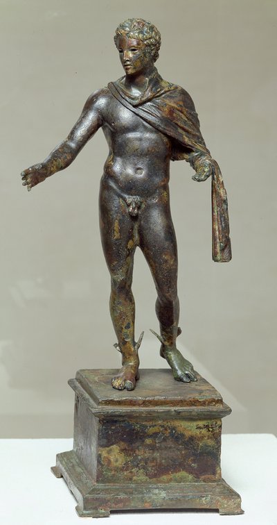 Hermes, fundet under undervandsudgravningerne ved Mahdia, ca. 100 f.Kr. (bronze) af Greek
