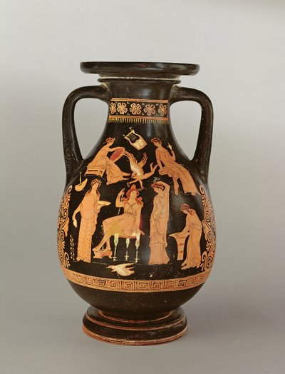 Rødfigur Pelike, ca. 350 f.Kr. (keramik) af Greek
