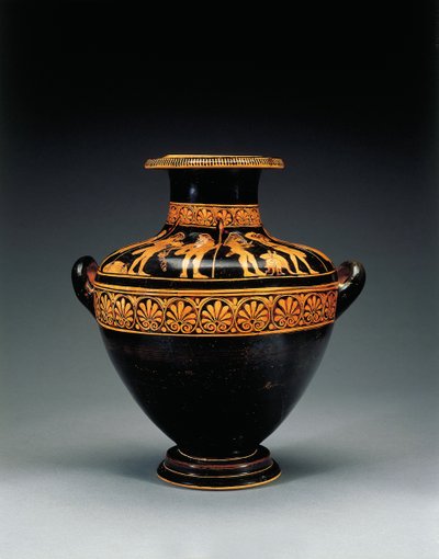 Attisk rødfiguret kalpis, ca. 470-460 f.Kr af Greek School
