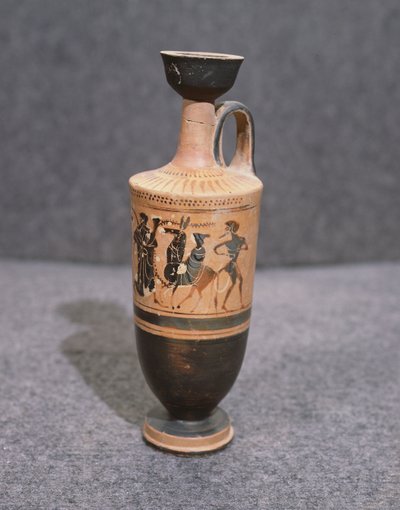 Lekythos, Vibo Valentia (Hipponion) (keramik) af Greek School