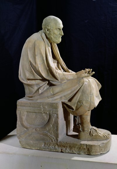 Statue af Chrysippus af Greek School