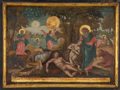 Credo in Deum, Creation The Creed of the Apostles, 1700 af Greek icon