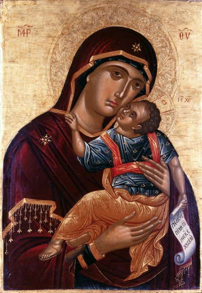 Vor Frue af Ømhed Jomfru Eleusa af Greek icon