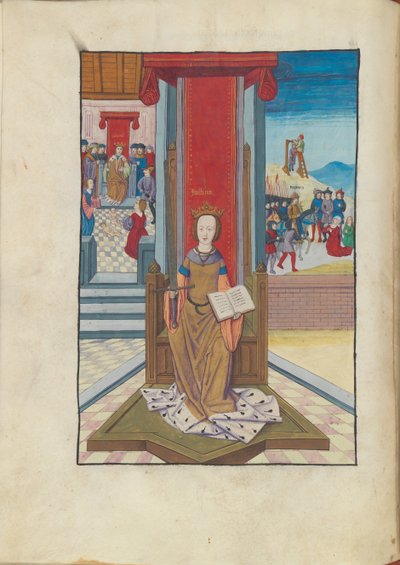Justice Justice fra Margaret Philosophica, 1500-tallet. af Gregor, Reisch