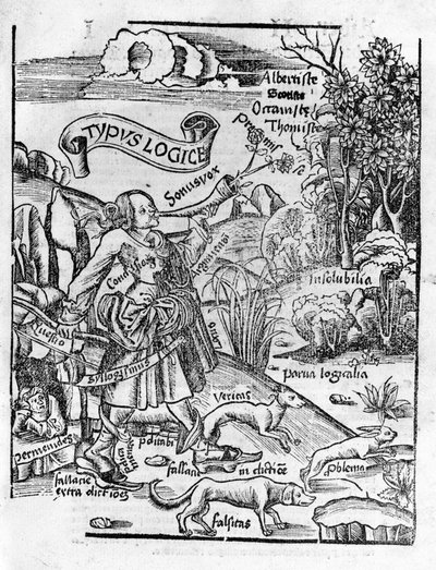 Liberal Arts: Logic - in "" Philosophical Daisy"" af Gregor Reisch (1467-1525). balle af Gregor Reisch
