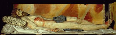 Død Kristus (polykrom sten) af Gregorio Fernandez
