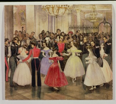 Prinsesse Baryatinskayas bal af Grigori Grigorevich Gagarin