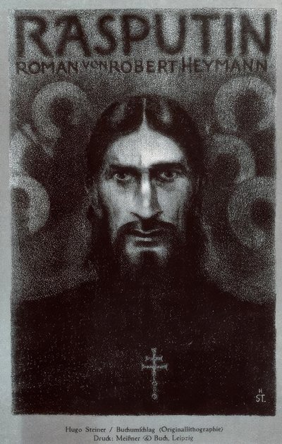 Rasputin / Buchumschlag 1919 af Grigori Jefimowitsch Rasputin