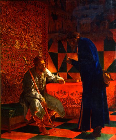 Ivan IV og Malyuta Skuratov, 1870 af Grigori Semenovich Sedov