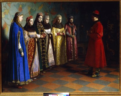 Tsar Alexis Mikhailovich (Alexis I af Rusland, sagde den meget fredelige zar af Grigori Semenovich Sedov