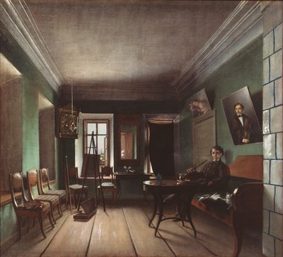 Interiør i Bykovshuset, 1850
