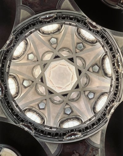 Kuppelen af ​​kirken San Lorenzo dei Teatini, Torino af Guarino Guarini