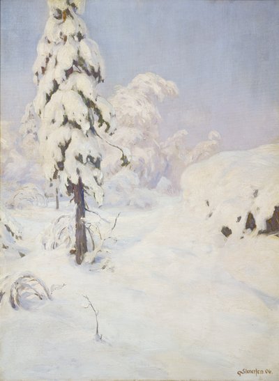 Vinter i skoven af Gudmund Stenersen
