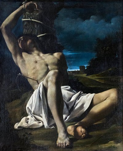 San Sebastiano, ca. 1619 (olie på lærred) af Guercino (1591-1666)