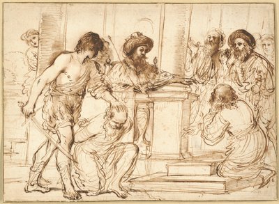 Damon og Pythias af Guercino