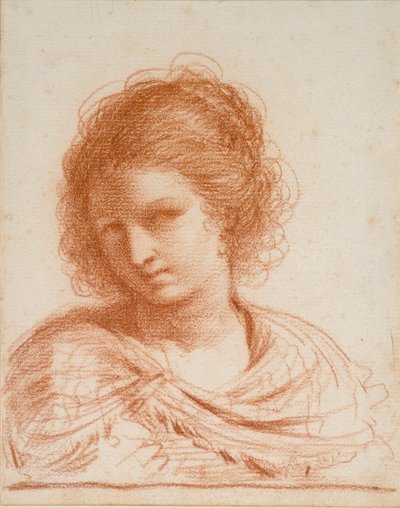 Leder af en ung kvinde, 1550-1666 af Guercino