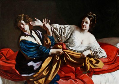 Josef og Potifars kone, 1631 af Guercino