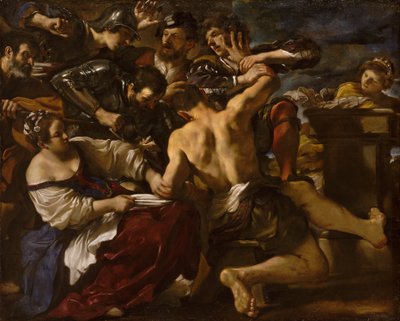 Samson fanget af filistrene, 1619. af Guercino