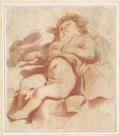 Studie af et sovende barn af Guercino