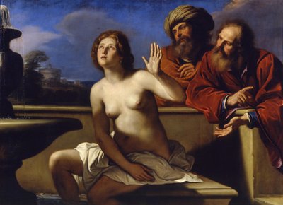 Susannah og de ældste, 1649-1650 af Guercino