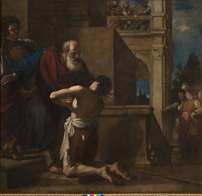 Den fortabte søns tilbagevenden, 1617 af Guercino