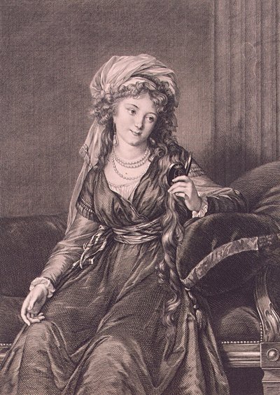 Portræt af grevinde Yekaterina Skavronskaya, født von Engelhardt 1761-1829, 1791 af Guglielmo Morghen