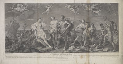 Bacchus og Ariadne af Guido (after) Reni