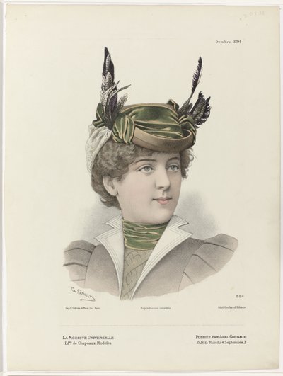The Universal Milliner, oktober 1894, nr. 884 af Guido Gonin