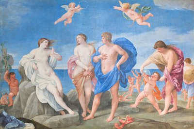 Ariadne og Bacchus (olie på lærred) af Guido Reni