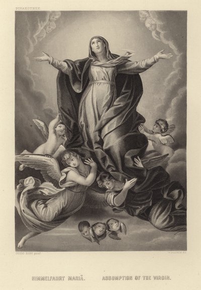 Jomfruens antagelse af Guido Reni