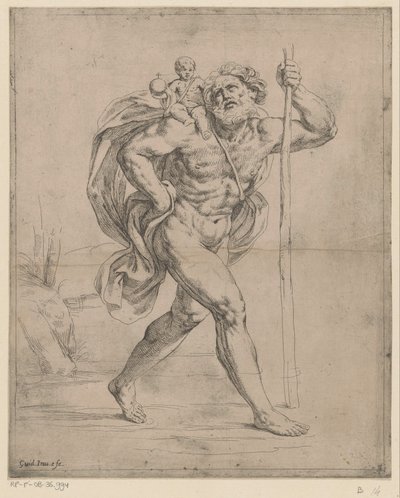 Sankt Christopher af Guido Reni