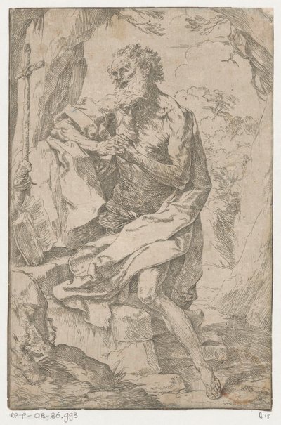 Sankt Hieronymus i ørkenen af Guido Reni