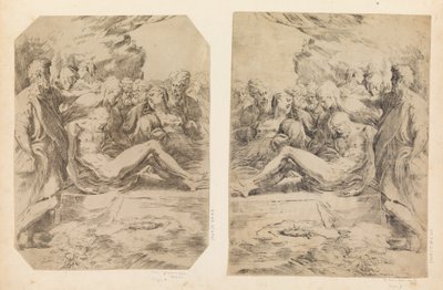 Begravelse, ca. 1595-1600. af Guido Reni