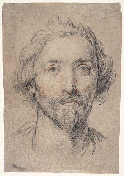 En mands hoved [Nicholas Lanier?] af Guido Reni