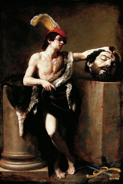 Italien, David med Goliats hoved af Guido Reni