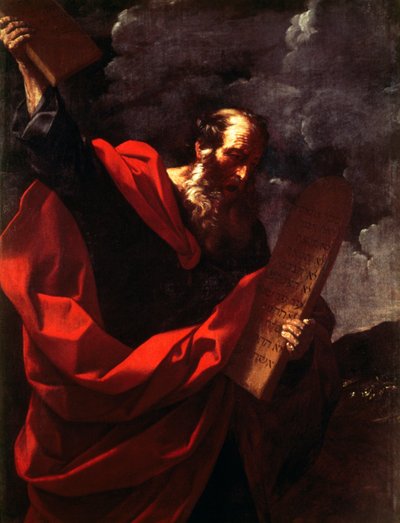 Moses med lovtavler af Guido Reni