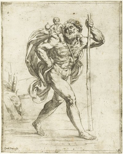 Sankt Kristoffer af Guido Reni